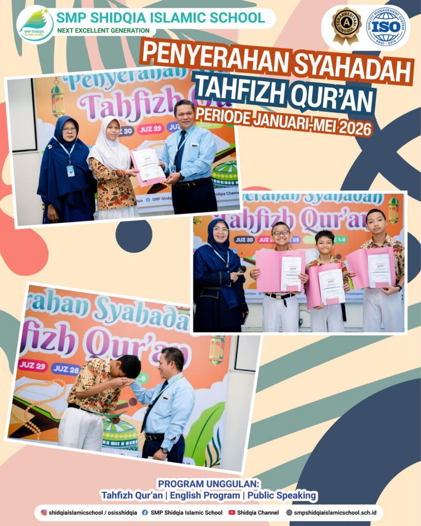 Penyerahan Syahadah Tahfizh Qur’an Periode Januari-Mei 2026
