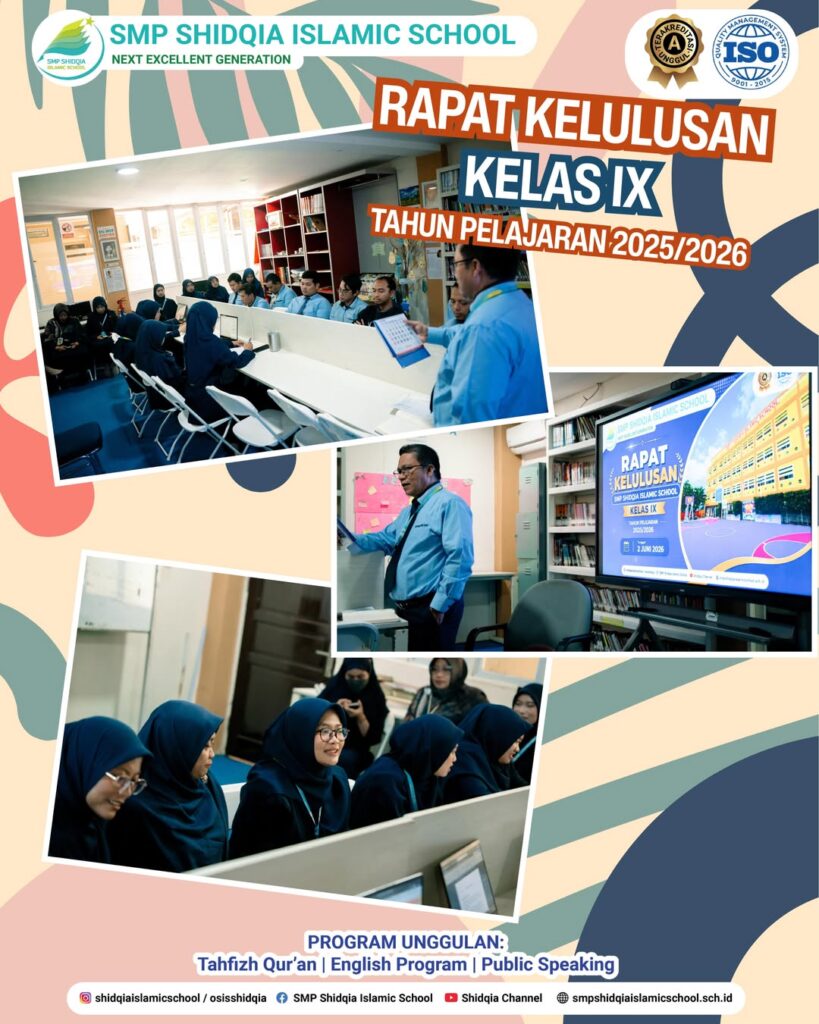 Rapat Kelulusan Kelas IX Tahun Pelajaran 2025/2026