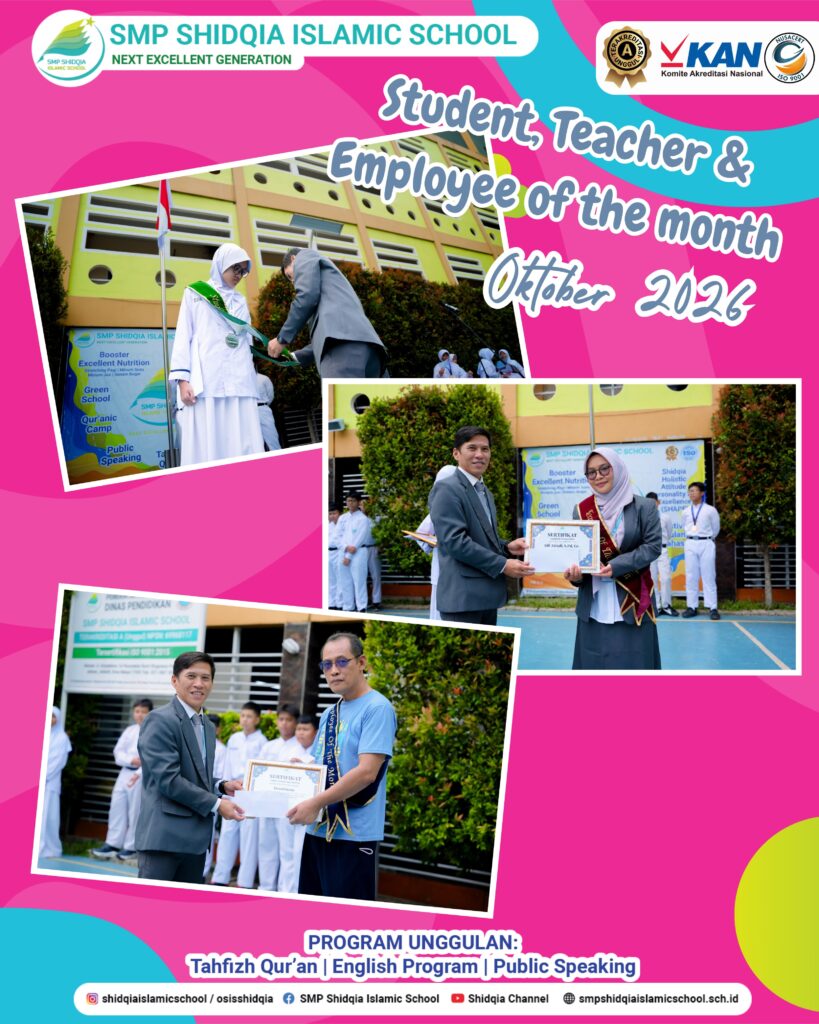 Student, Teacher and Employee of the month – Oktober 2026